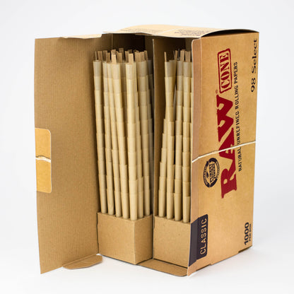 RAW Classic 98 Select pre-rolled cone 1000 counts_1