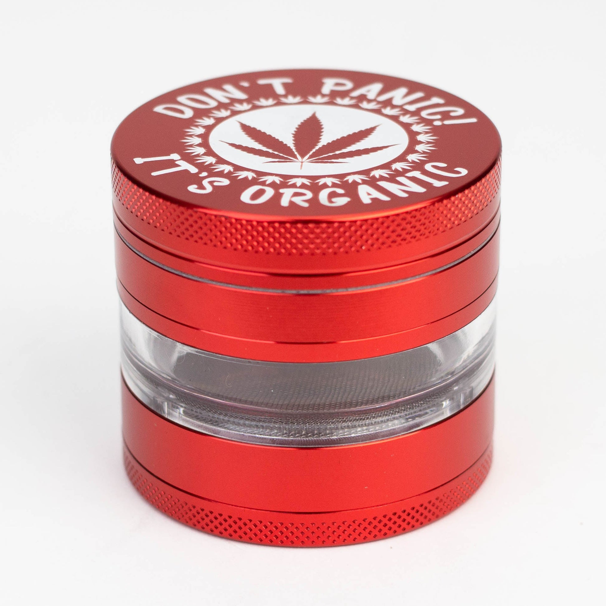 Heavy Duty Large "Don't Panic It's Organic" 4 Parts Weed Grinder Engraved in Canada Design #1_18