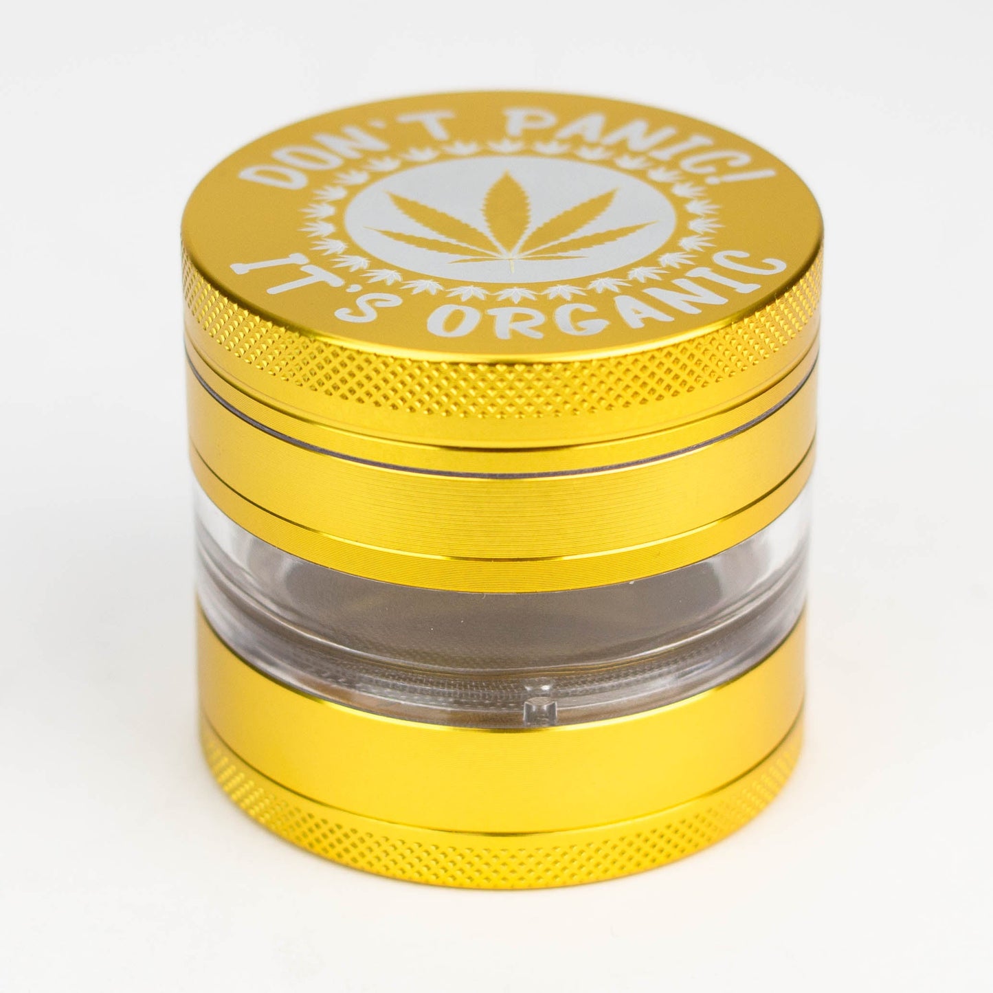 Heavy Duty Large "Don't Panic It's Organic" 4 Parts Weed Grinder Engraved in Canada Design #1_17