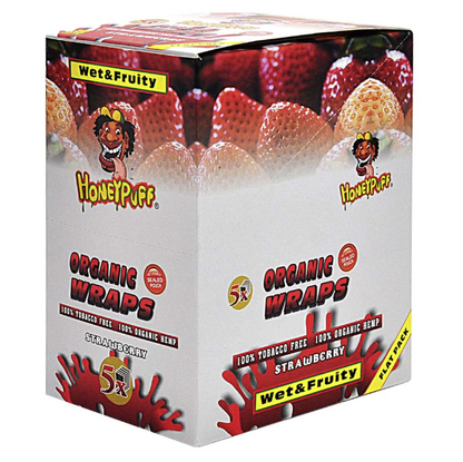 HONEY PUFF | ORGANIC FRUIT FLAVORED HEMP WRAPS Boxes of 50_0