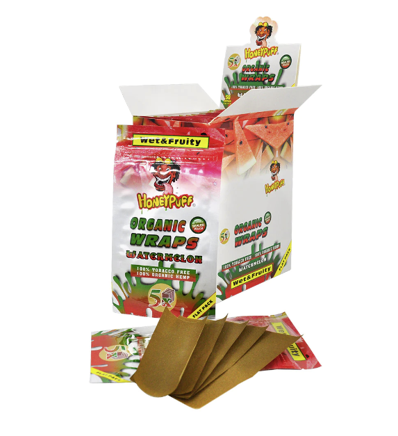 HONEY PUFF | ORGANIC FRUIT FLAVORED HEMP WRAPS Boxes of 50_2