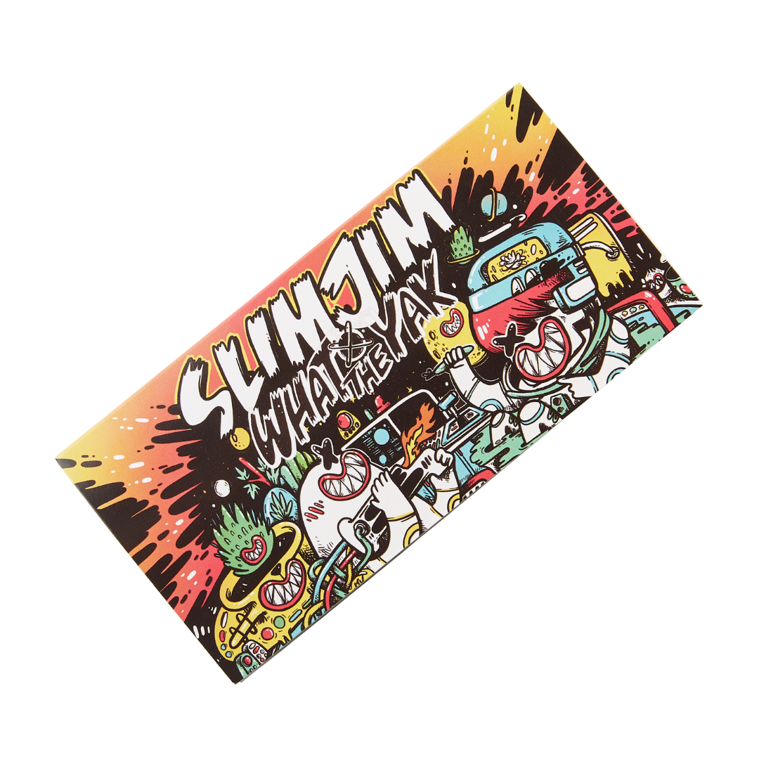 Slimjim X What The Yak - Rolling Paper + Tips & Grinder + Tray Pack (Box of 16)_4