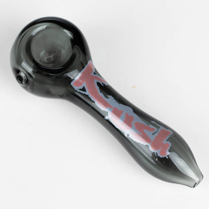 Kush | 4.5" durable thick wall glass pipe [H26]_9