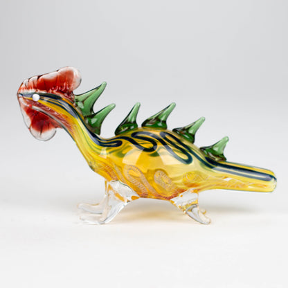 7" Lizard Insideout Glass Pipe [PIP972]_2