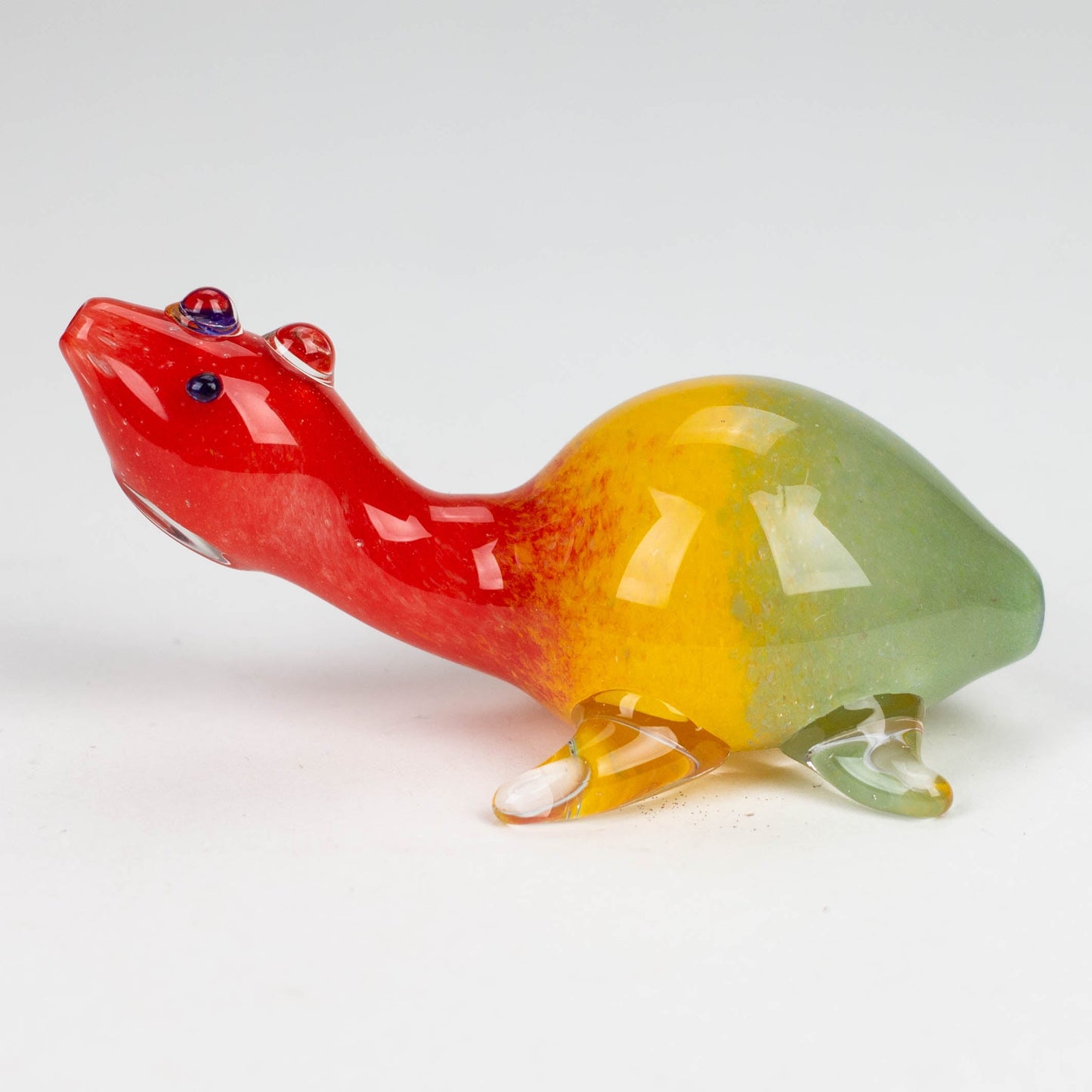 4" Turtle Shape Rasta insideout pipe [PIP976]_2