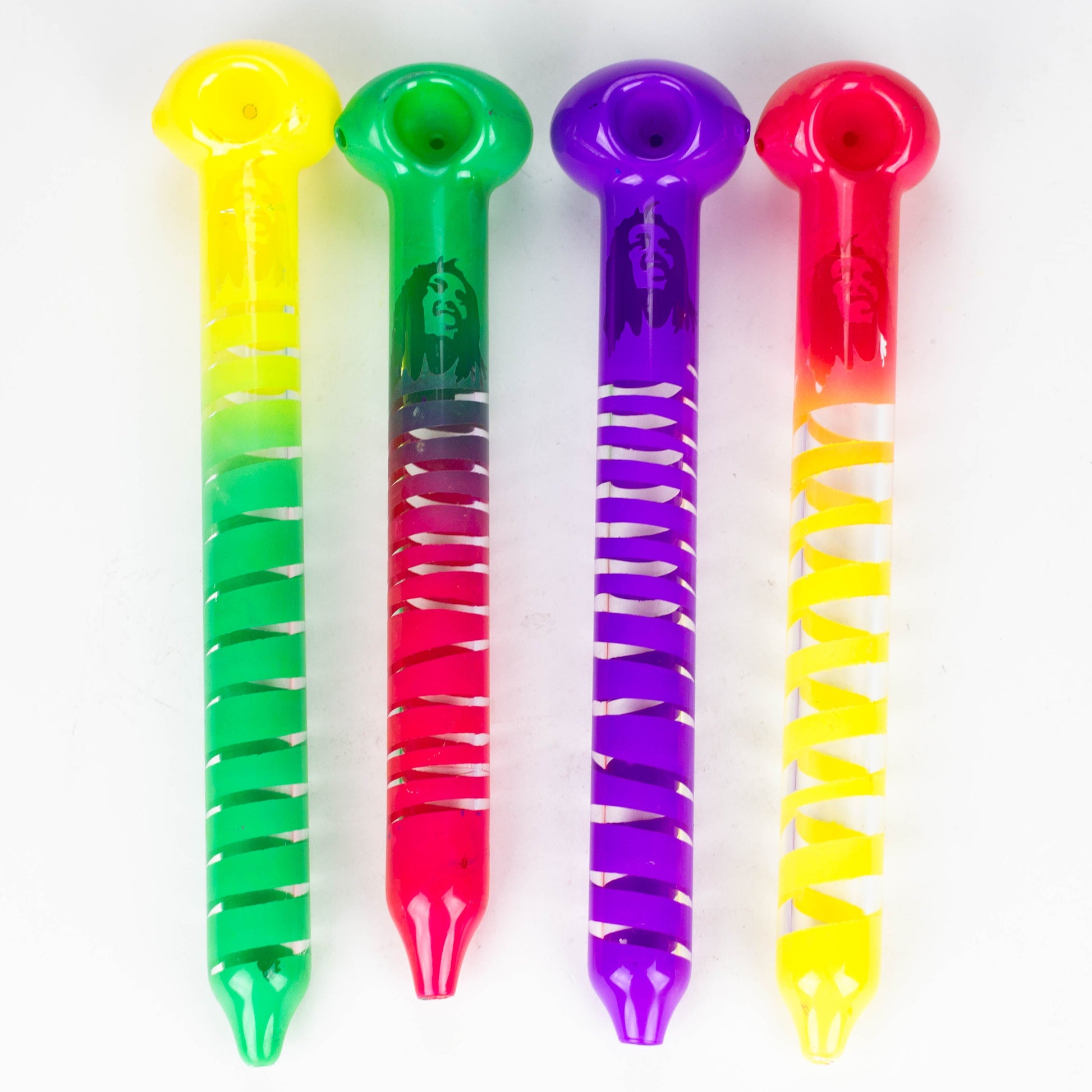 10" Pipe Rasta Bob-Color Assorted_0