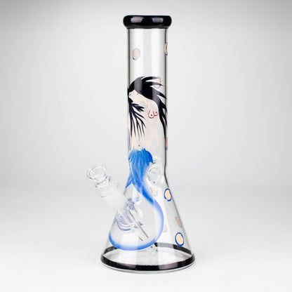 12" MERMAID BEAKER GLASS BONG_0