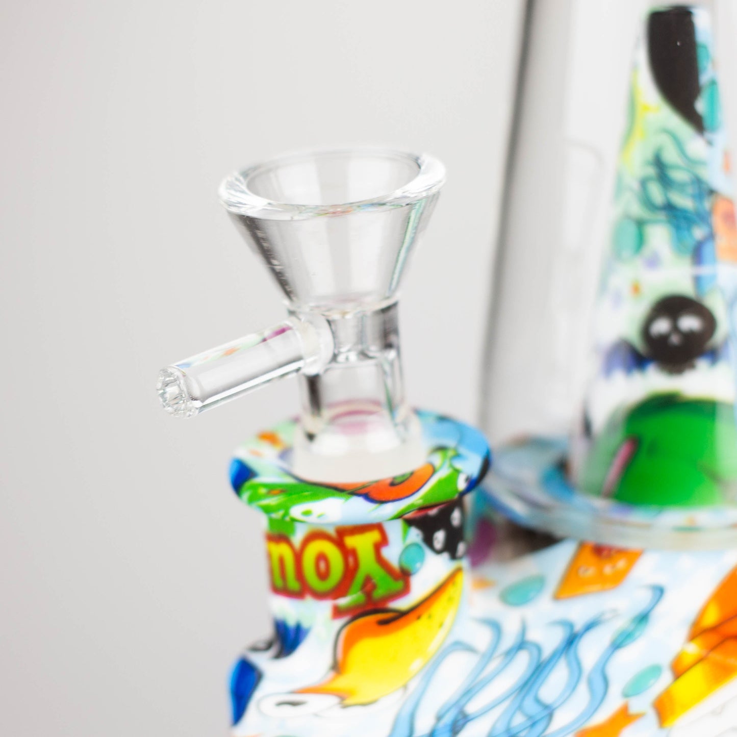 8.5" Silicone cone shape water bong-Assorted [H151P]_5