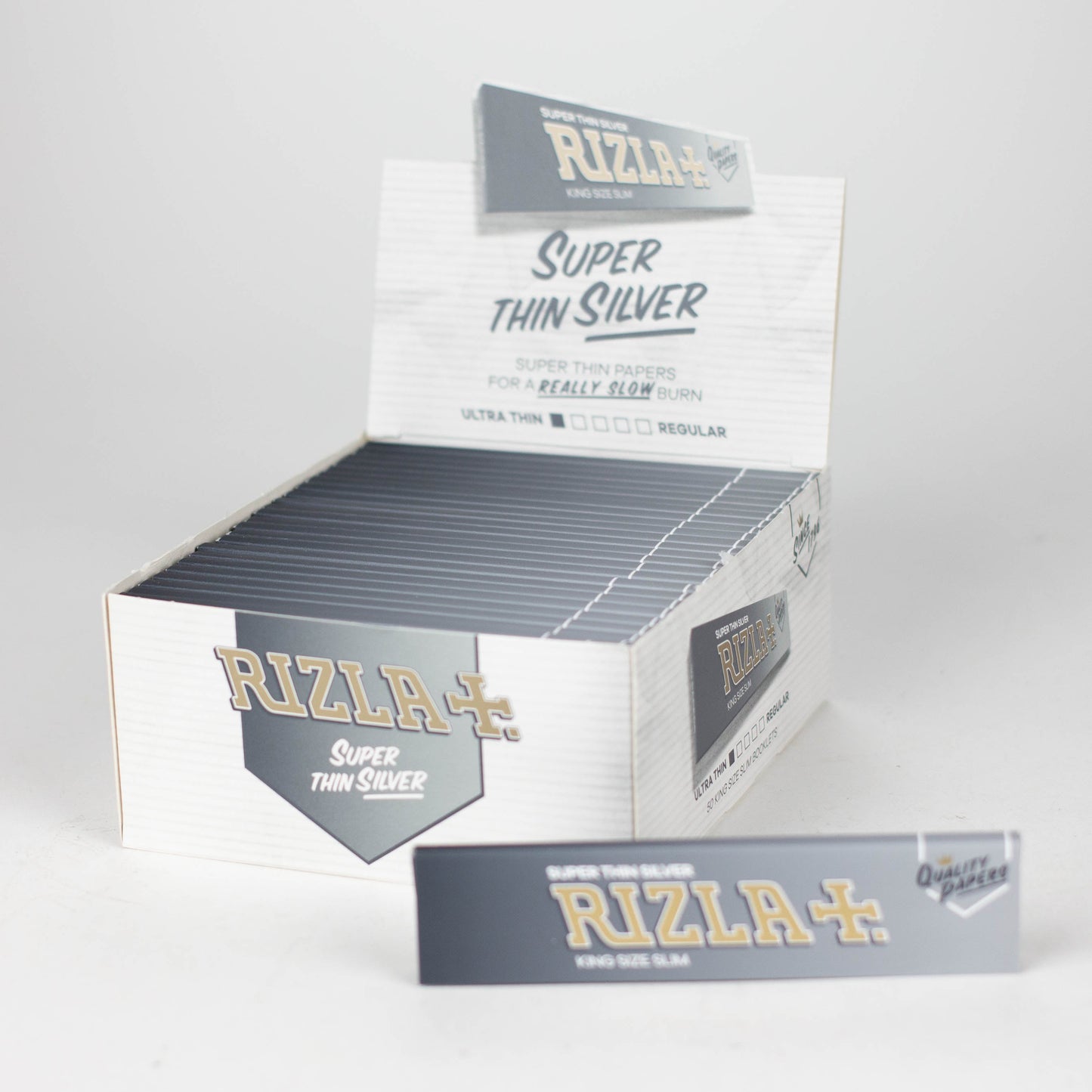 Rizla Super Thin Silver king size Box of 50_0