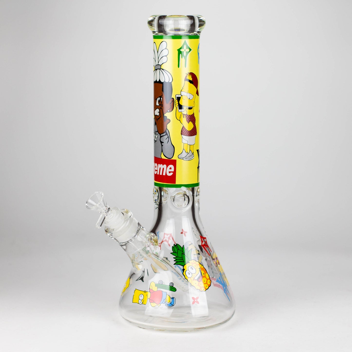 14" Cartoon 9 mm glass bong [PIP837]_5