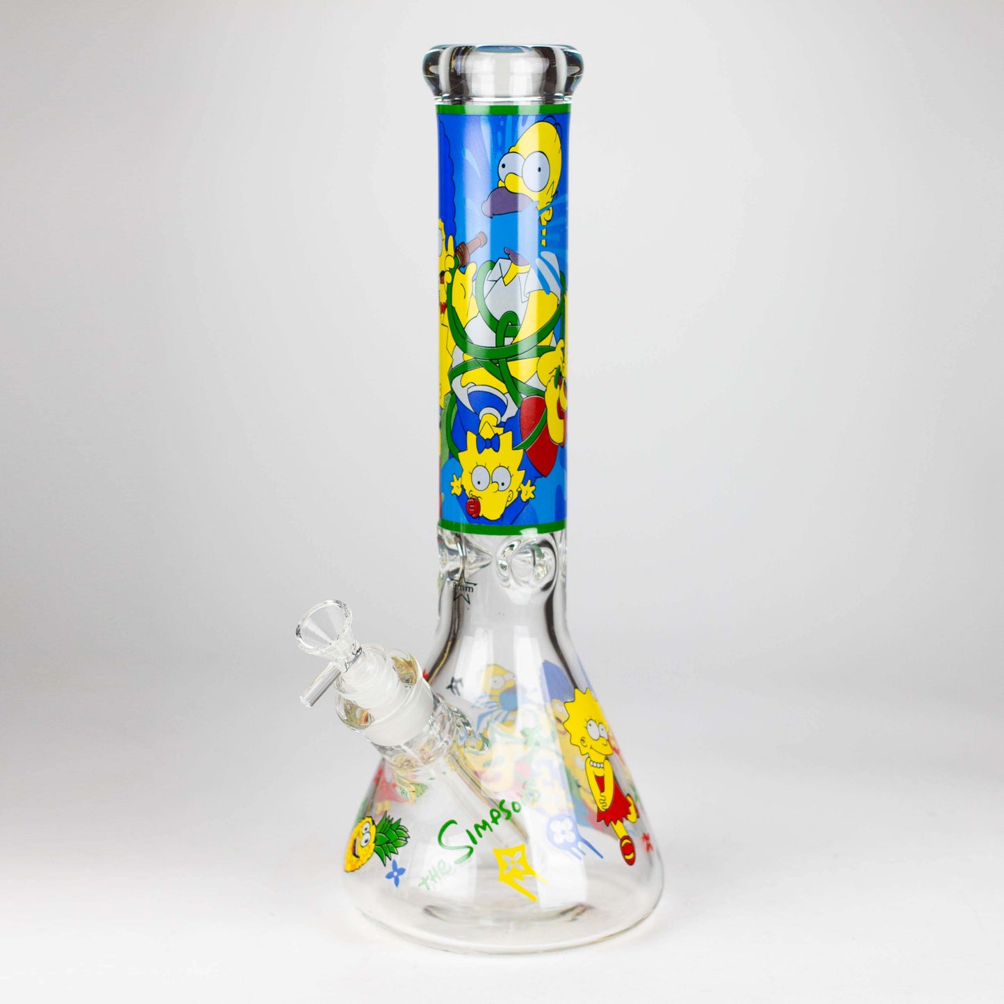 14" Cartoon 9 mm glass bong [PIP837]_8