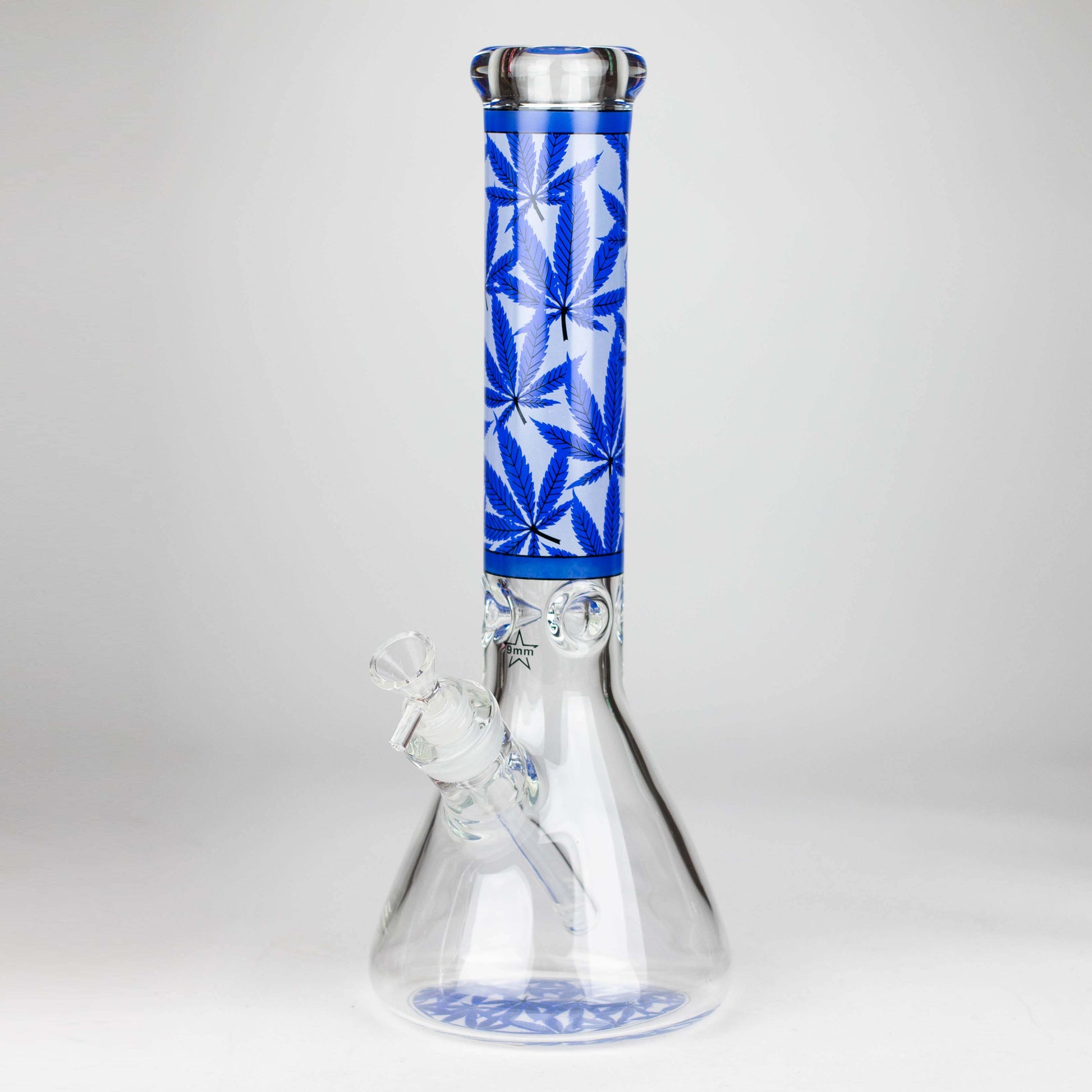 14" Hemp Weed 9mm glass bong [PIP845]_9