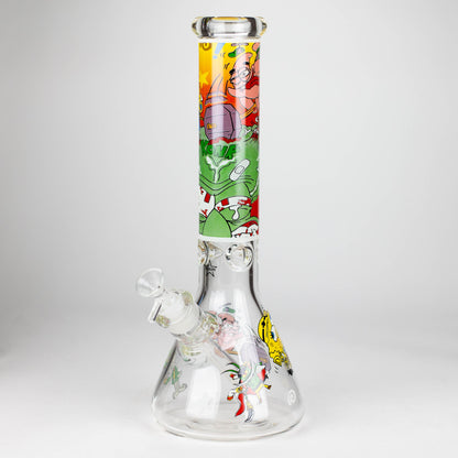 14" Cartoon Glow 9 mm glass bong [PIP834]_9