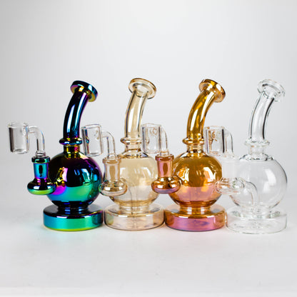 7" Solid Color Eletroplate Rig with Banger and Bowl_0