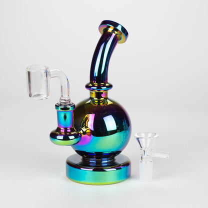 7" Solid Color Eletroplate Rig with Banger and Bowl_5