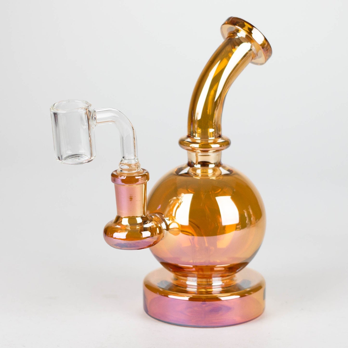 7" Solid Color Eletroplate Rig with Banger and Bowl_3