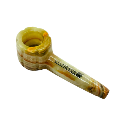 StoneAge | 4" Handmade Tobacco Smoking Pipe – Model: Bowl Design, Includes Gift Box_2