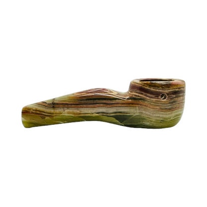 StoneAge | 4" Handmade Tobacco Smoking Pipe – Model: Curve, Includes Gift Box_4