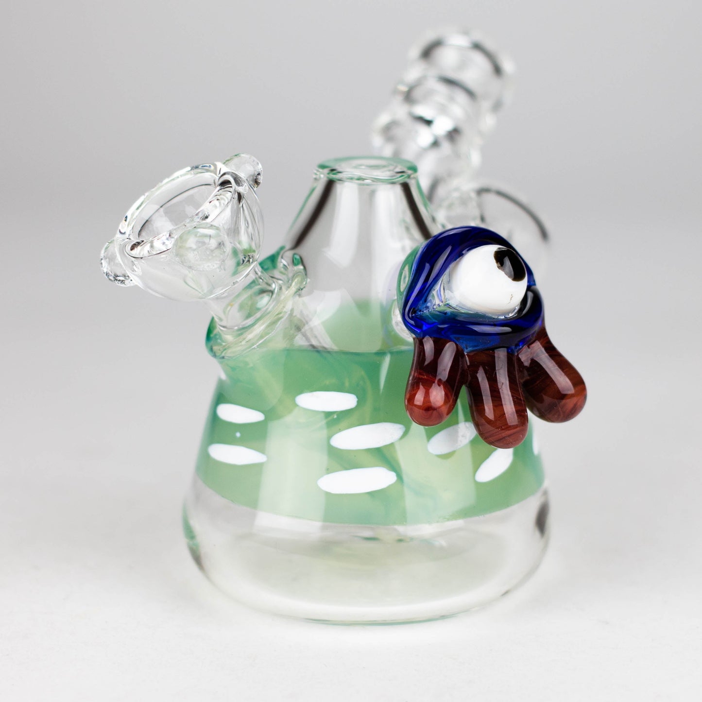 4" Cone bubbler with eye decoration-Assorted_1