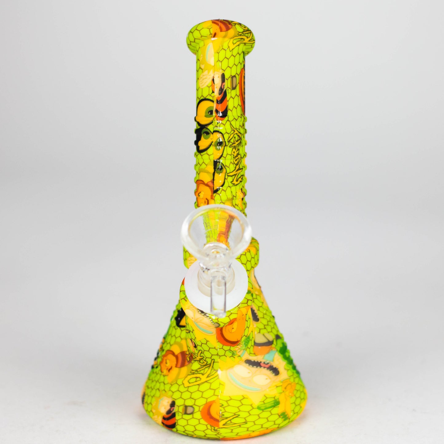 Fortune | 6.5" Angled Hydrographic Silicone Waterpipe-Assorted [SP1018P]_3