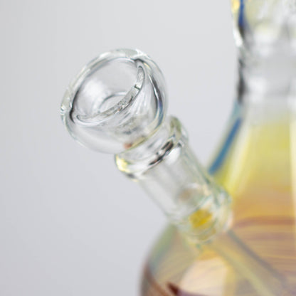 8" Glod fumed glass pipe_4