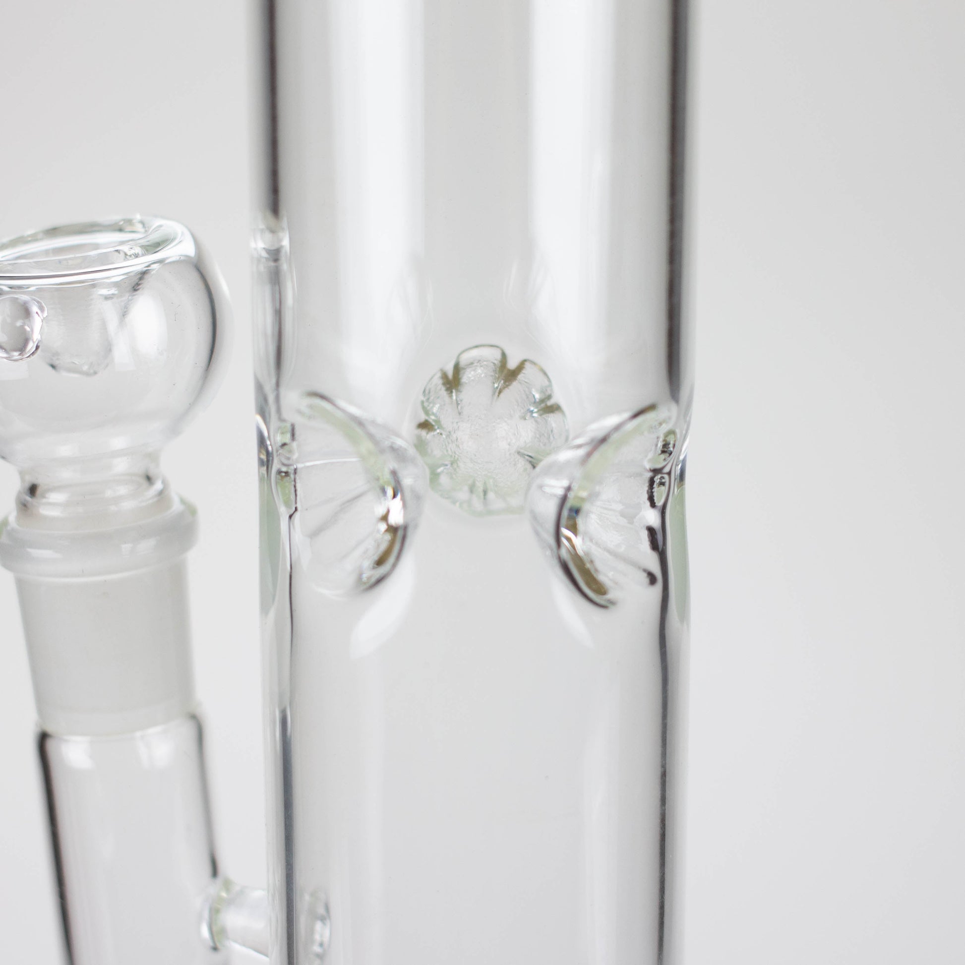 16"  straight glass tube water bong_3