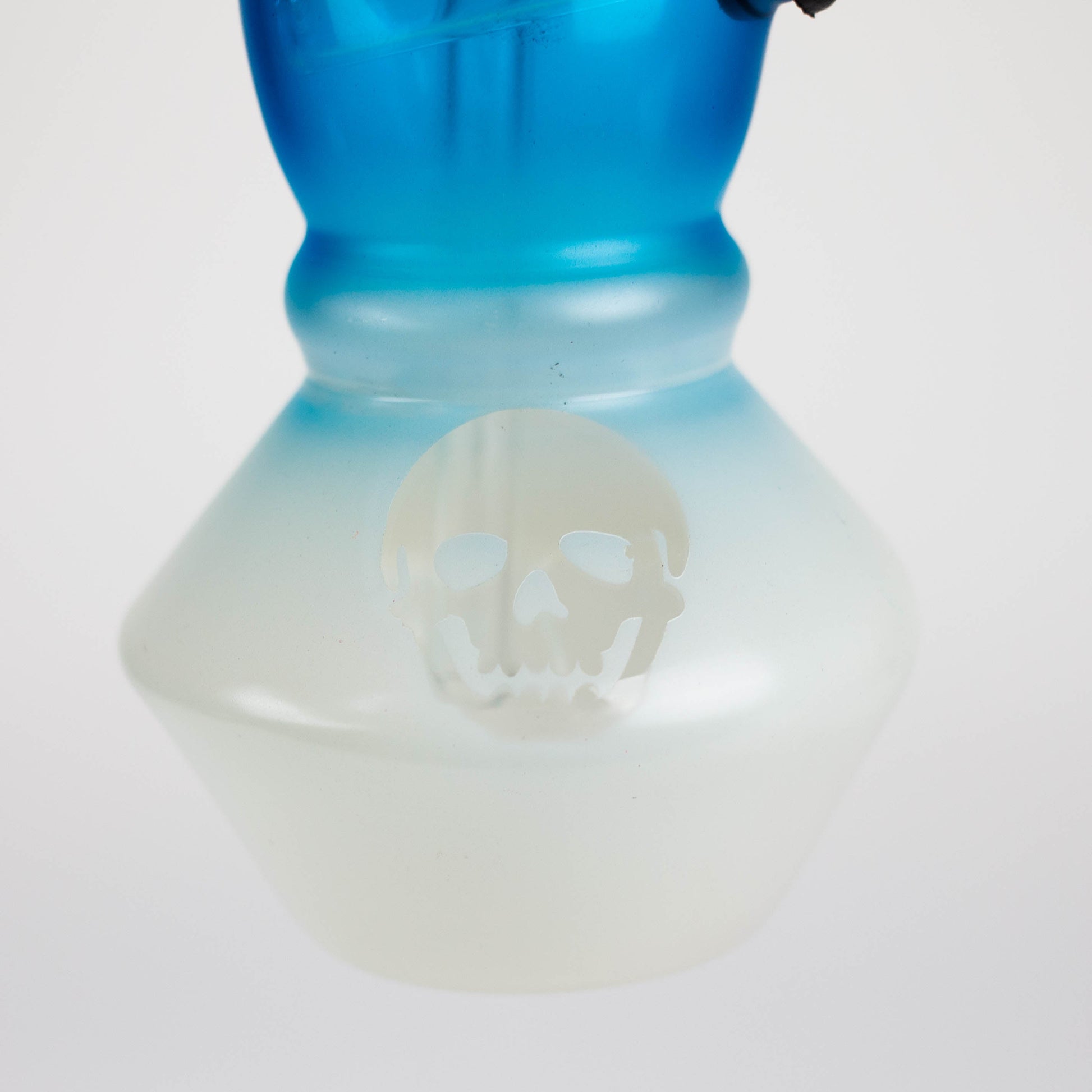 6" SKull frosted oilburner water pipe_4