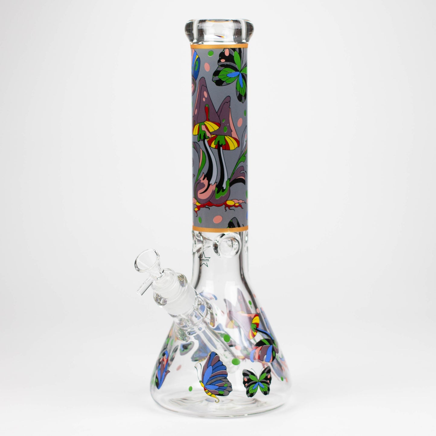 14" Mushroom 9mm glass water bong [GBT2303]_4