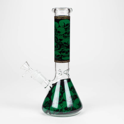 10" Glass Bong With The War Design_1