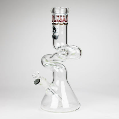 NG | 14 inch ZIg-Zag Beaker Bong [G101]_8