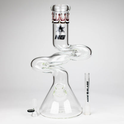 NG | 14 inch ZIg-Zag Beaker Bong [G101]_3