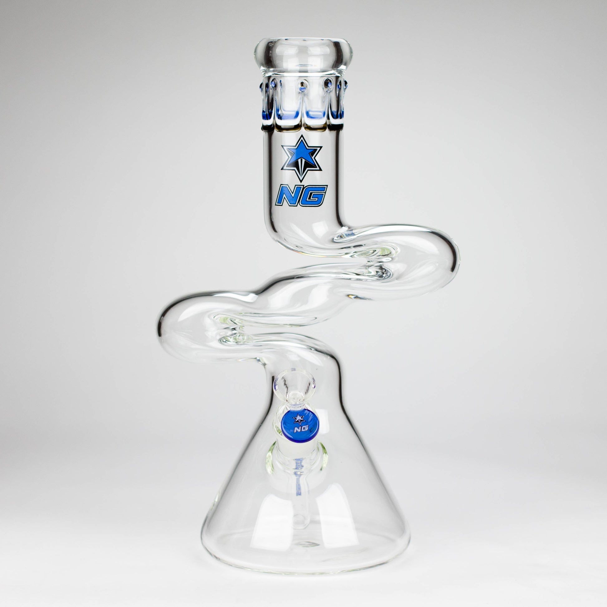 NG | 14 inch ZIg-Zag Beaker Bong [G101]_5