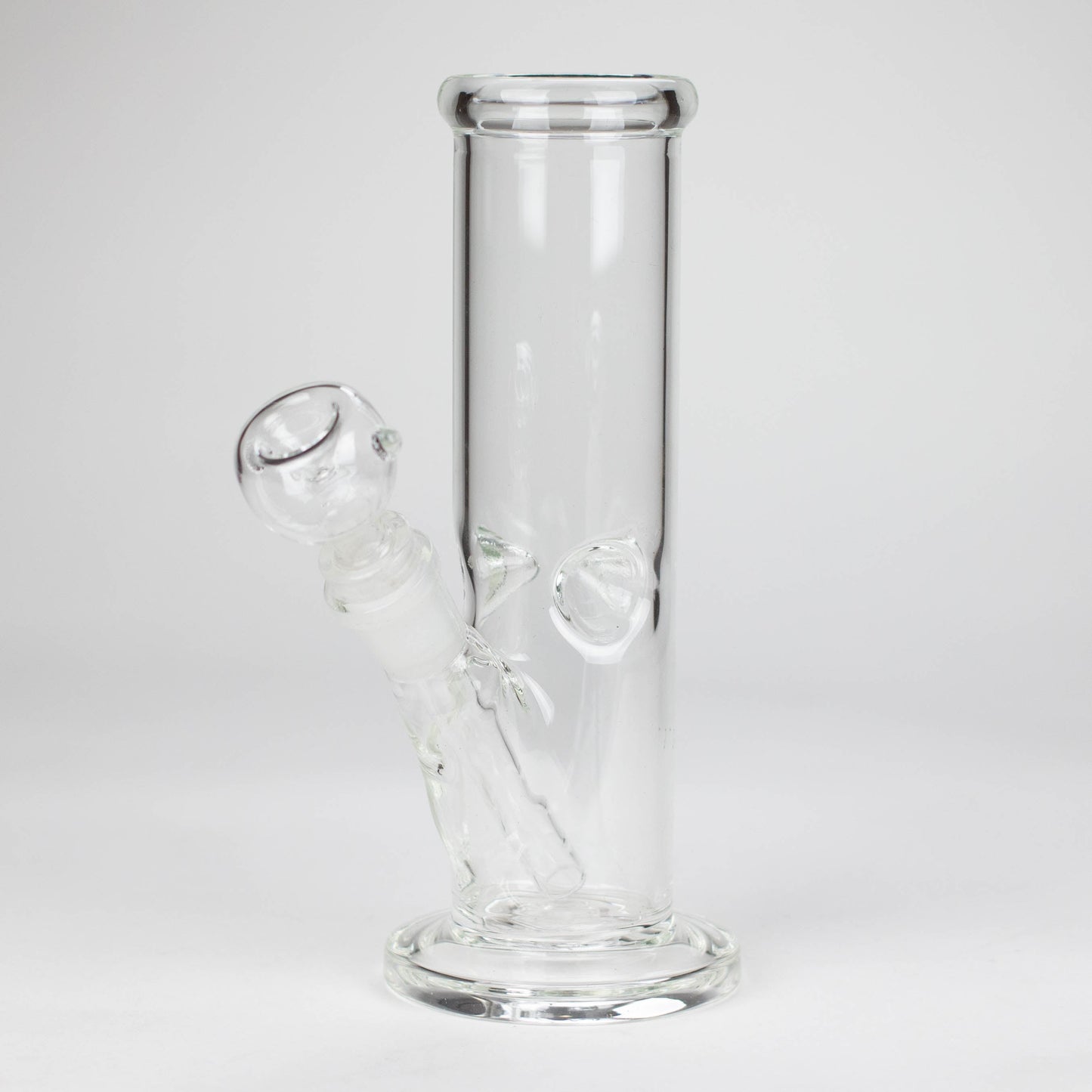 8" clear straight bong_0