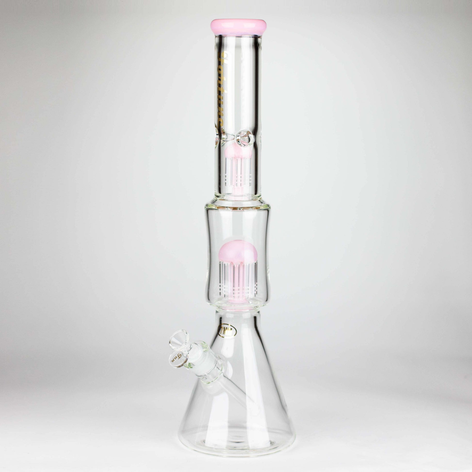 Fortune | 18" Double Tree Perc Beaker Bong Assorted Colour_6