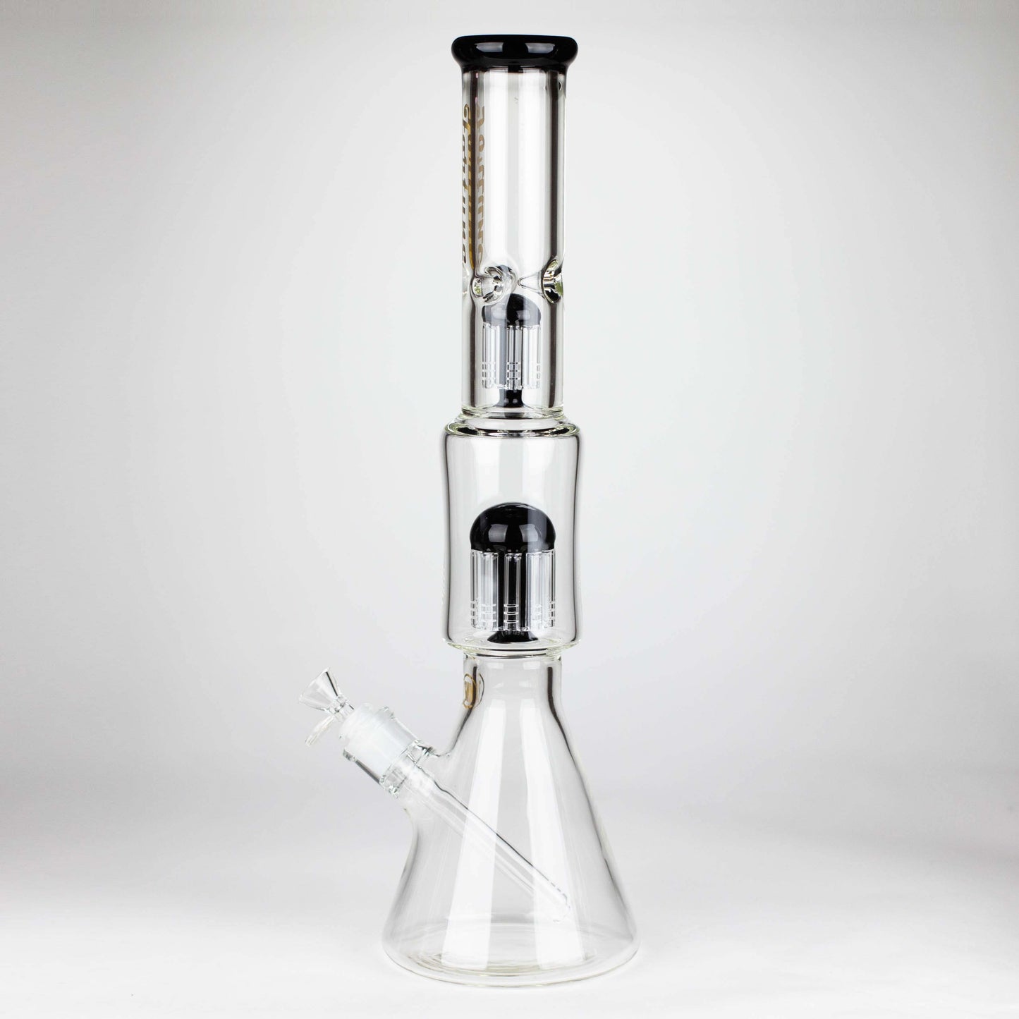 Fortune | 18" Double Tree Perc Beaker Bong Assorted Colour_10