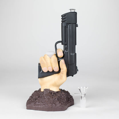 A bong with a pistol in hand_7