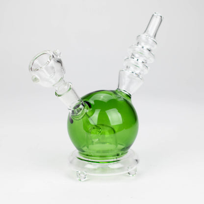 6" Apple glass water bong_4