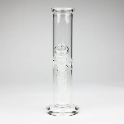 10" Straight tube glass water bong_2