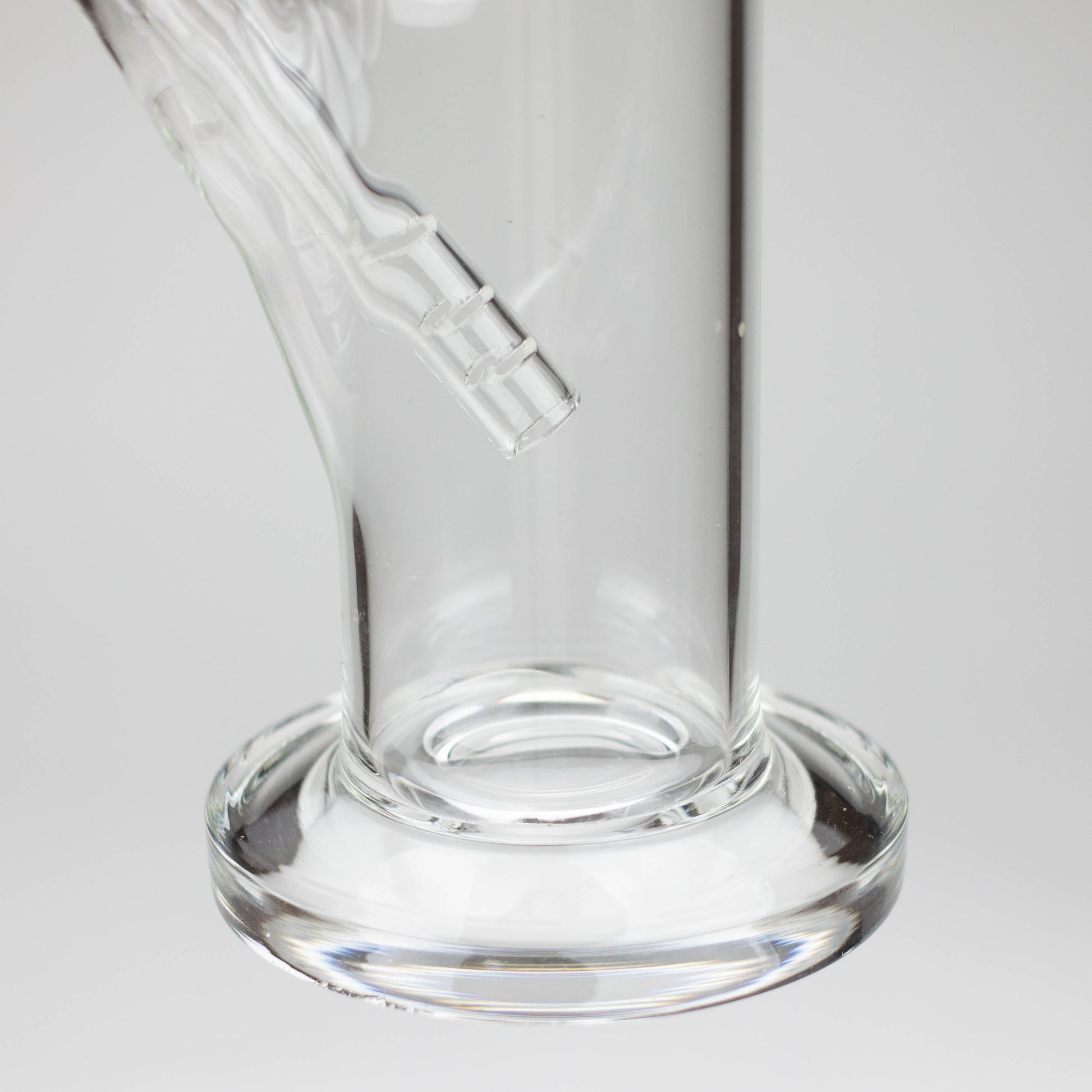 10" Straight tube glass water bong_5