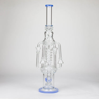 19" Coil Glass water recycler bong [C1576]_10