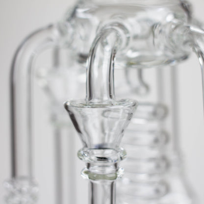 19" Coil Glass water recycler bong [C1576]_13