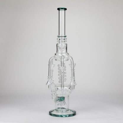 19" Coil Glass water recycler bong [C1576]_6