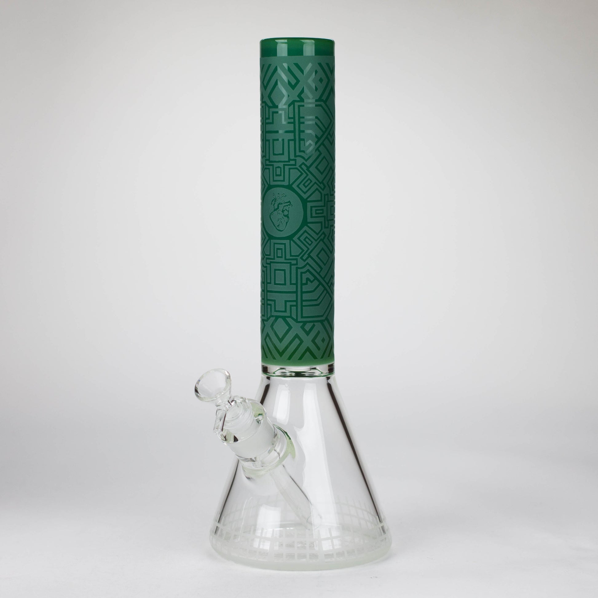 14" Beaker Base Glass Bong  [C1037-CC268]_2