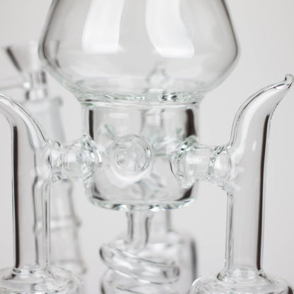 20" Coil Glass water recycler bong [C1577]_12