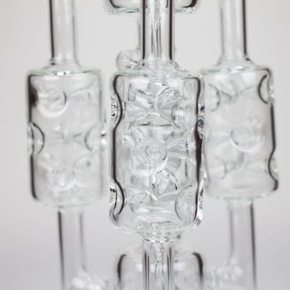 20" Coil Glass water recycler bong [C1577]_2