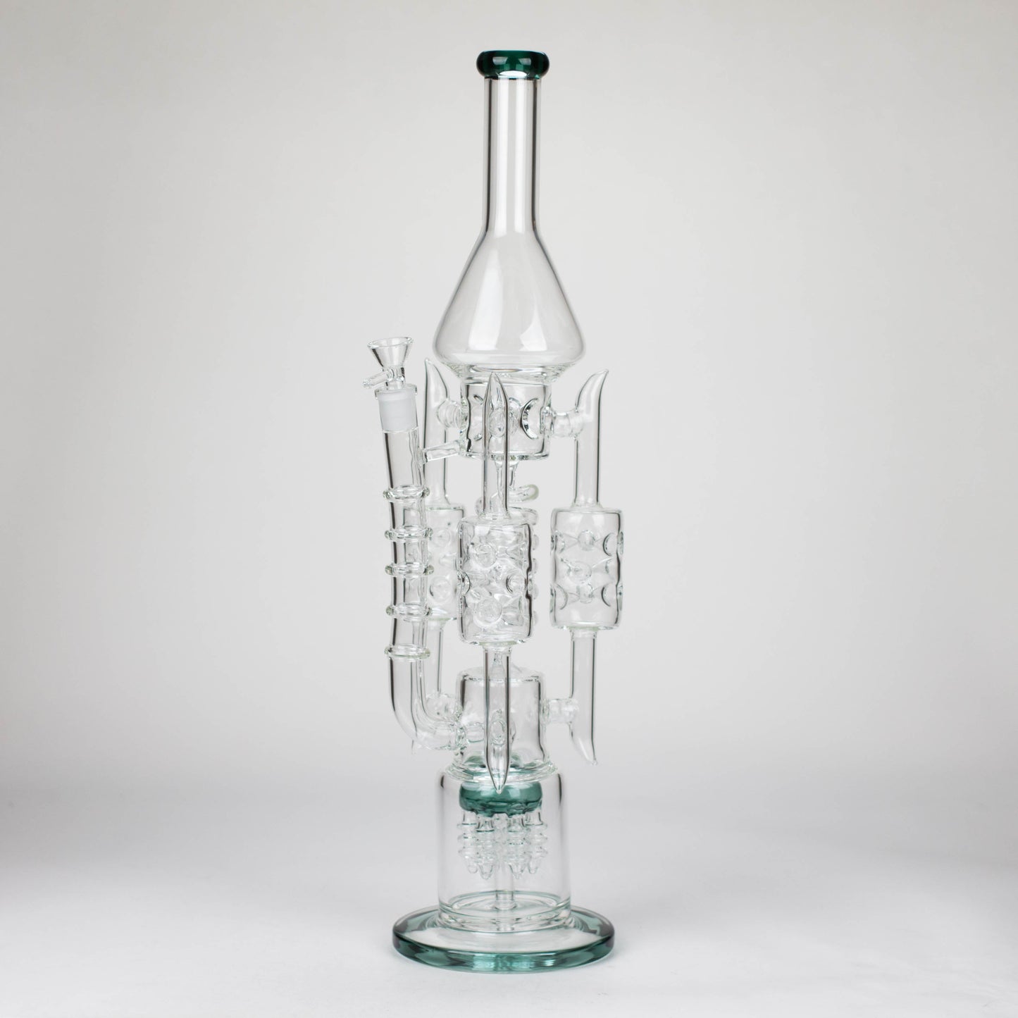 20" Coil Glass water recycler bong [C1577]_6