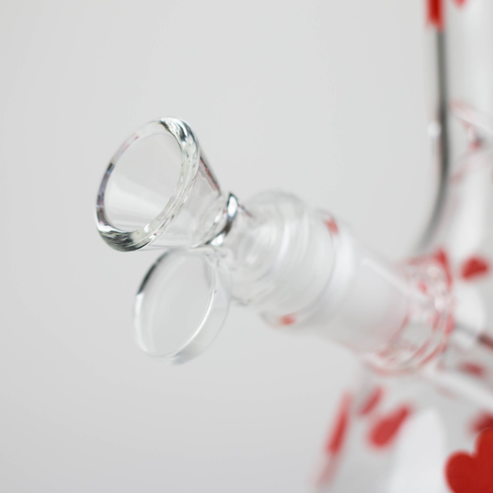 10" Glass Bong With Happy Valentine's Day Design_4