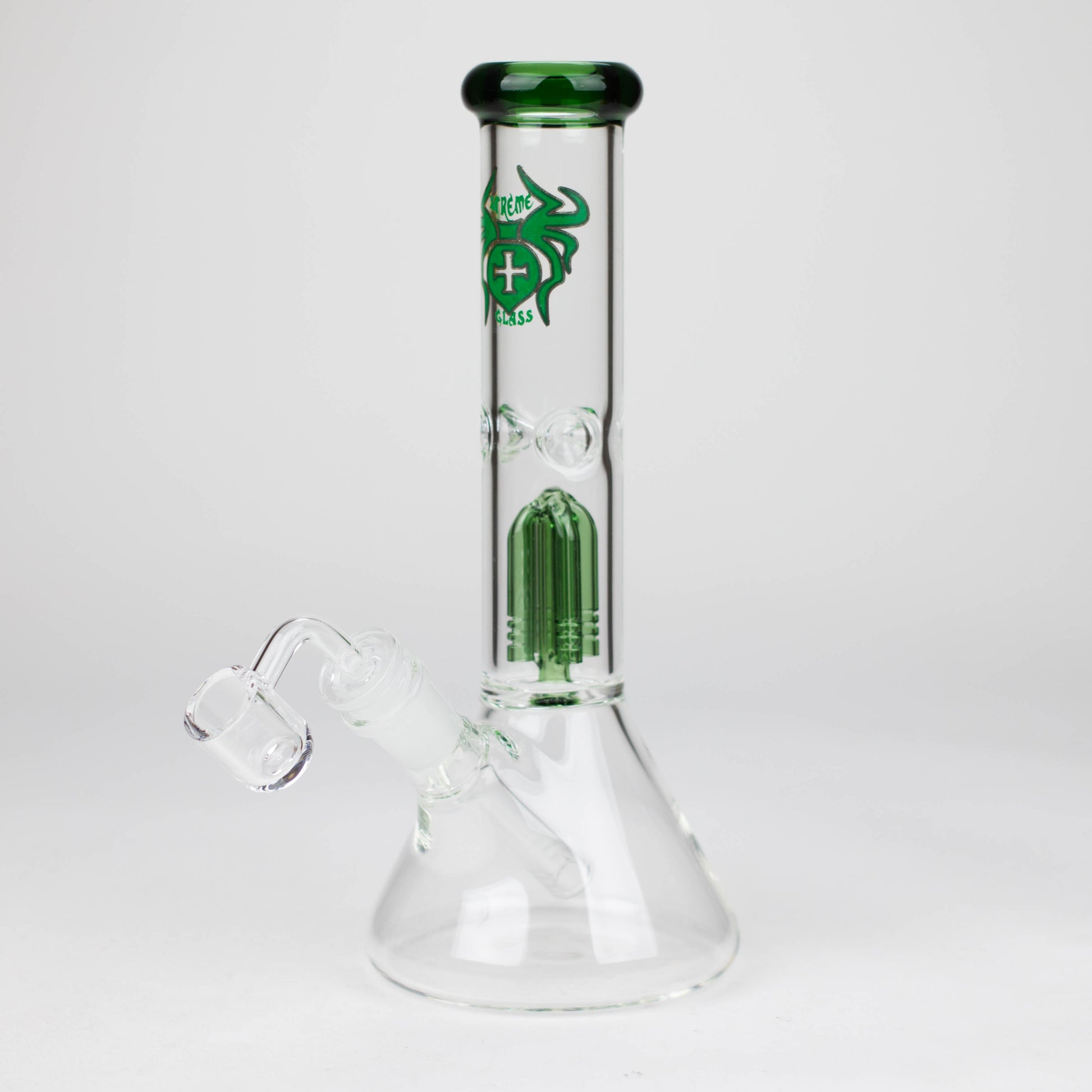 Xtreme | 10" Glass Bong with Percolator &amp; Banger [AK04]_10