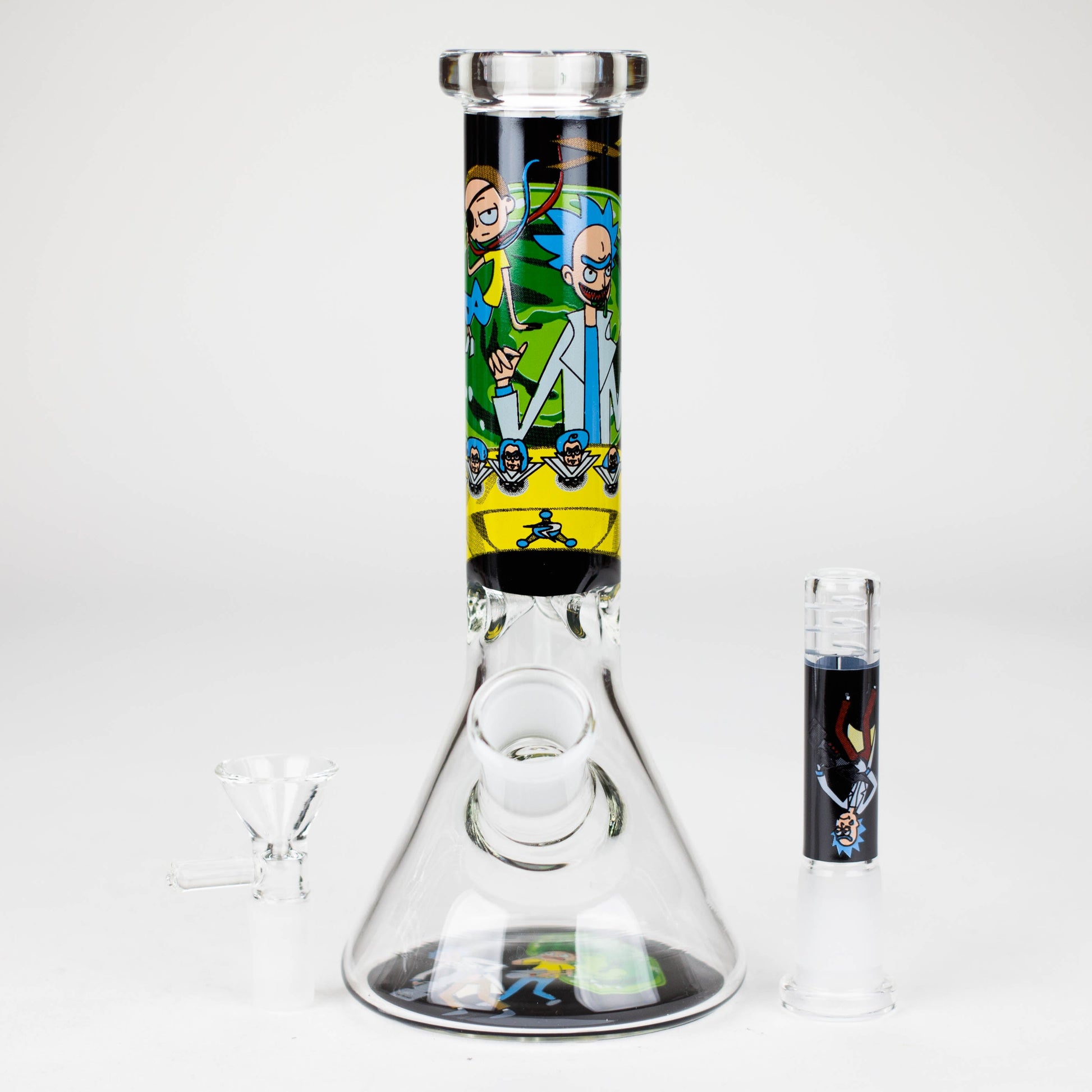 10" 4mm R&M Design Beaker Bong [PIP876]_5