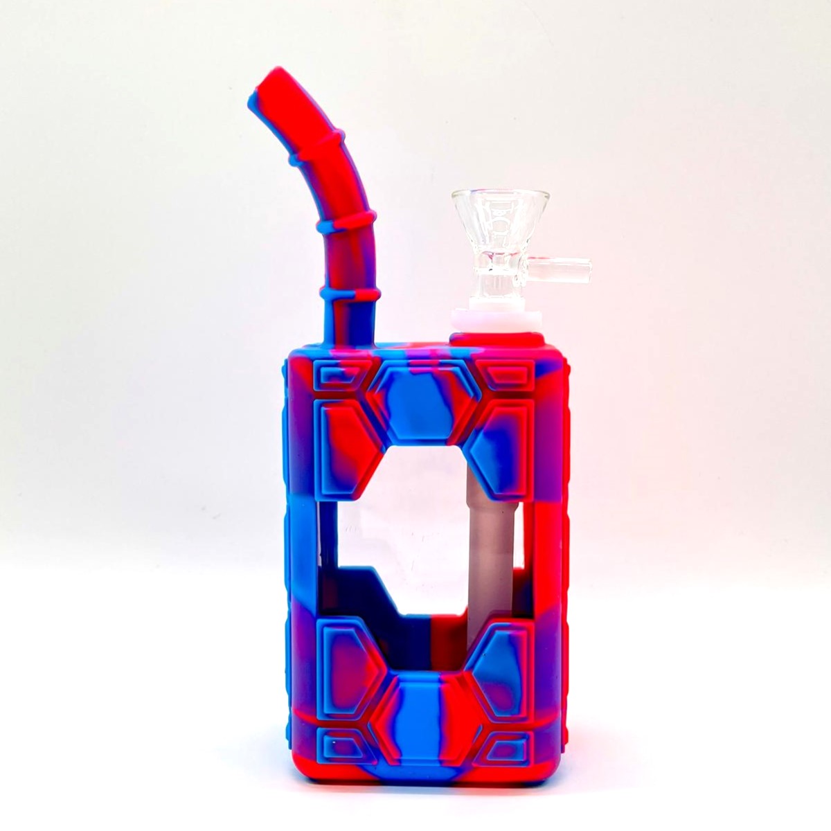 7" Silicone Juice Box bong-Assorted_4